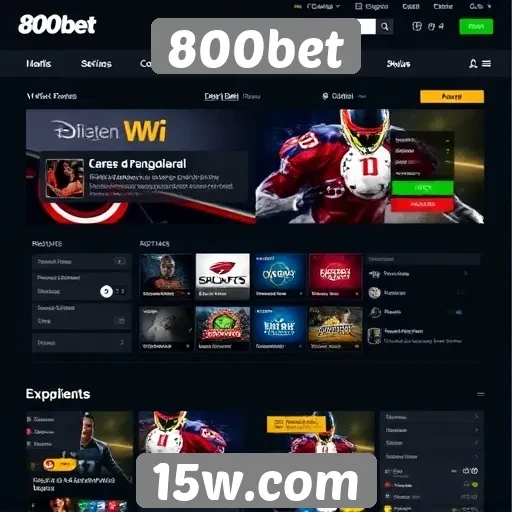 Avaliação das funcionalidades do site 800bet